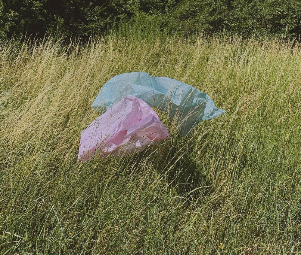 Plastic waste in nature