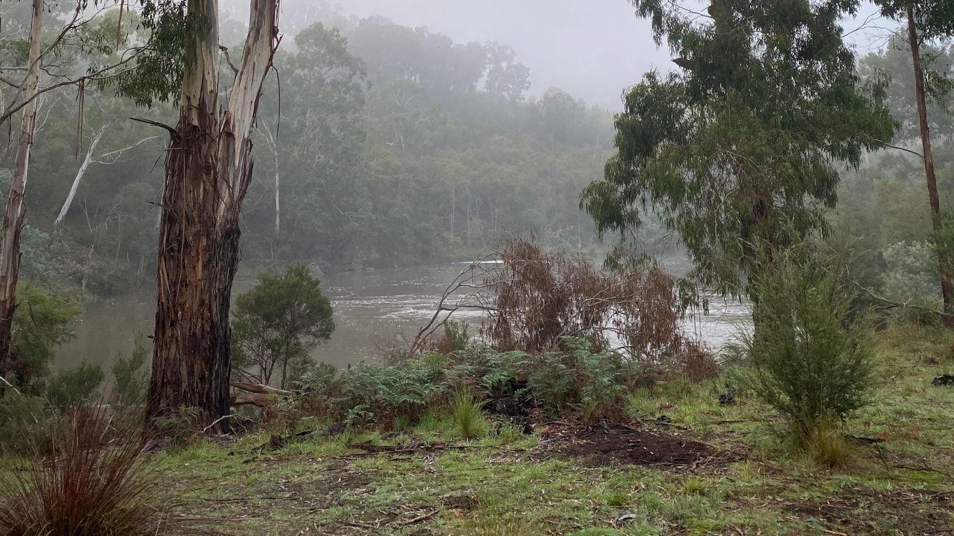 An outdoor spot with a lake near Melbourne