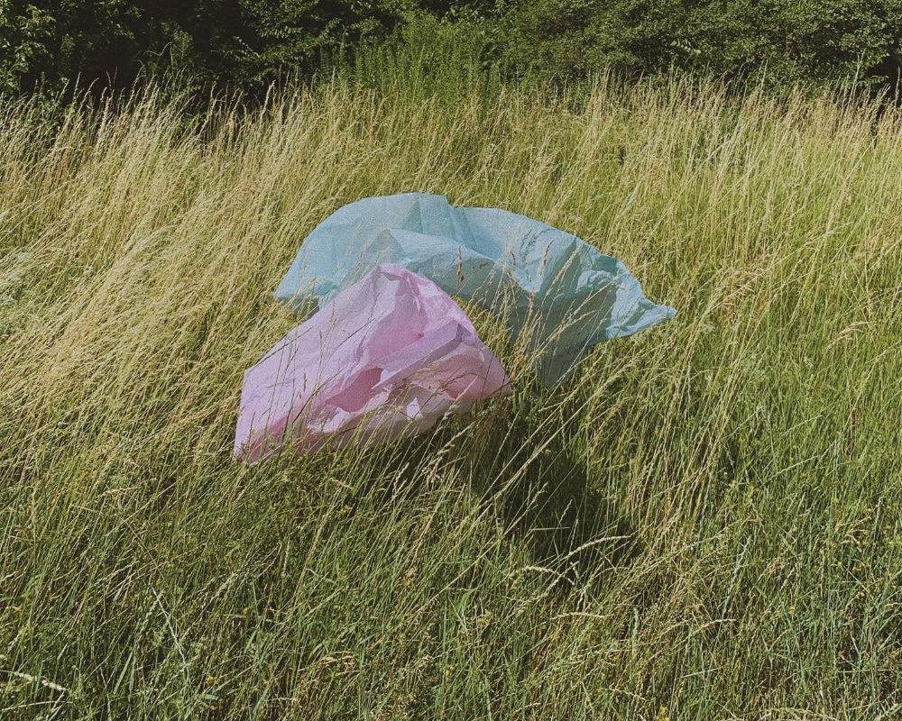 Plastic waste in nature