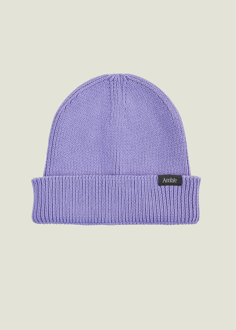 Highlands Beanie - Lilac (Side Label)