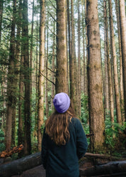 Highlands Beanie - Lilac (Front Label)