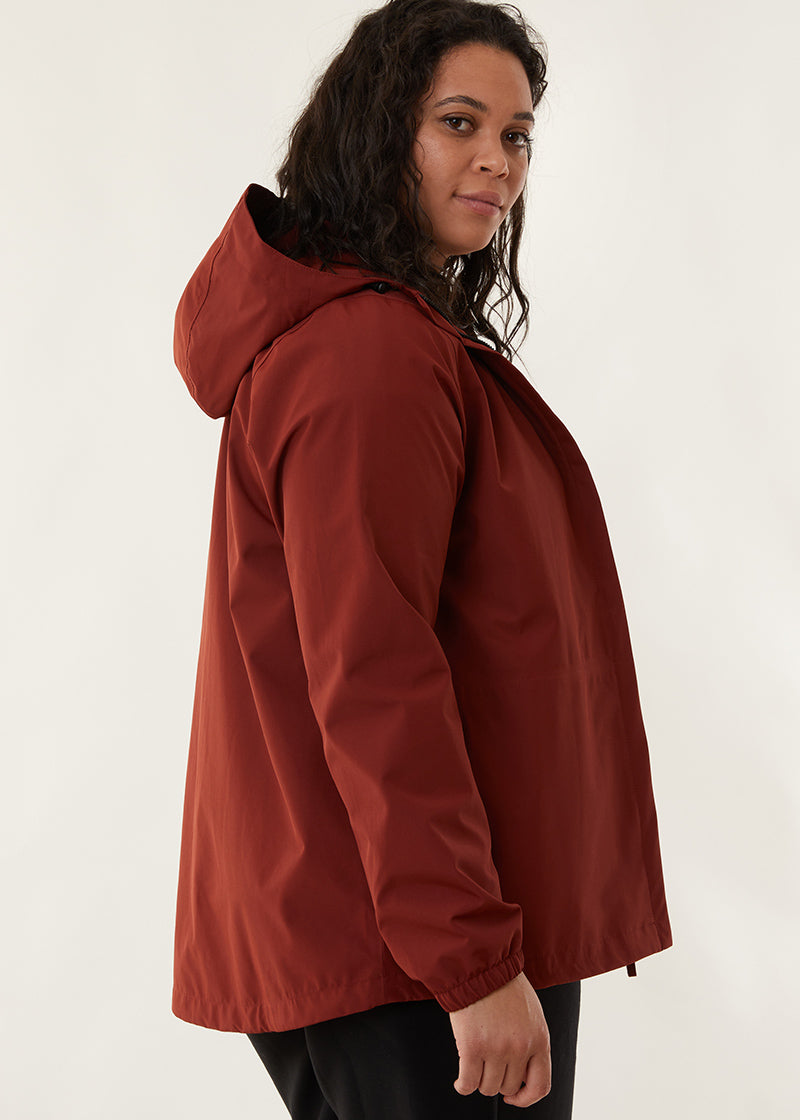 Elements Waterproof Jacket - Terracotta