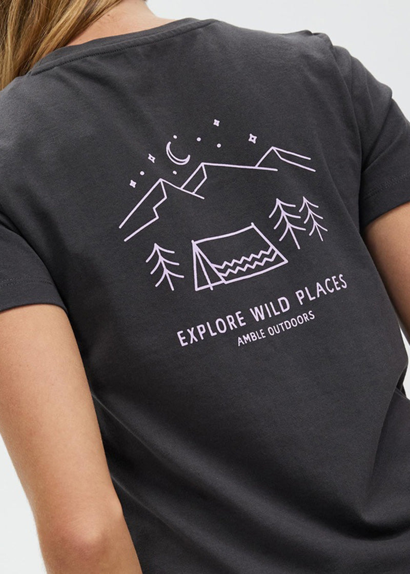 Campground Tee - Charcoal
