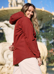 Elements Waterproof Jacket - Terracotta