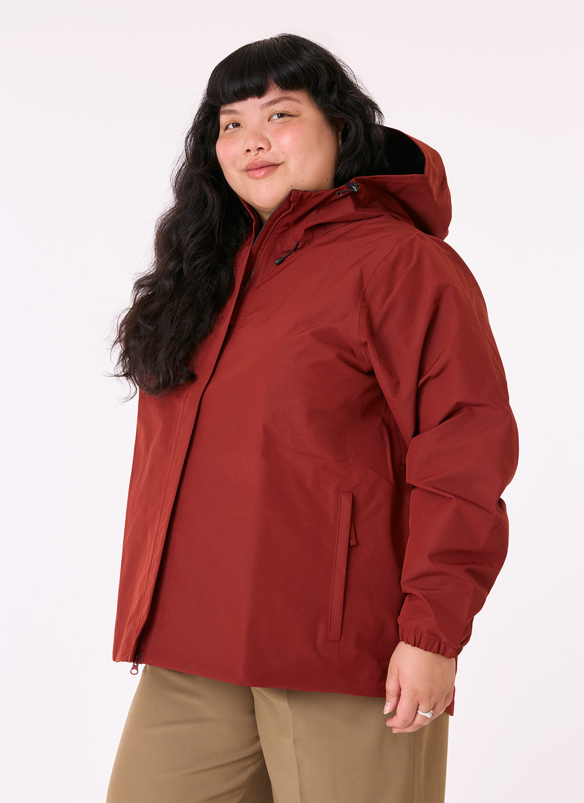Elements Waterproof Jacket - Terracotta
