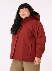 Elements Waterproof Jacket - Terracotta