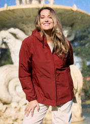 Elements Waterproof Jacket - Terracotta