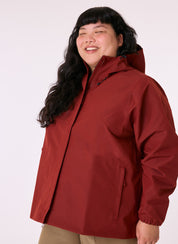 Elements Waterproof Jacket - Terracotta