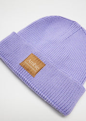 Highlands Beanie - Lilac (Front Label)