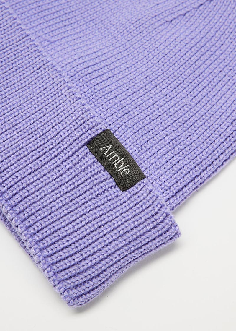 Highlands Beanie - Lilac (Side Label)