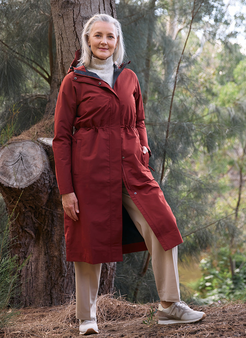 Overland Waterproof Jacket - Terracotta