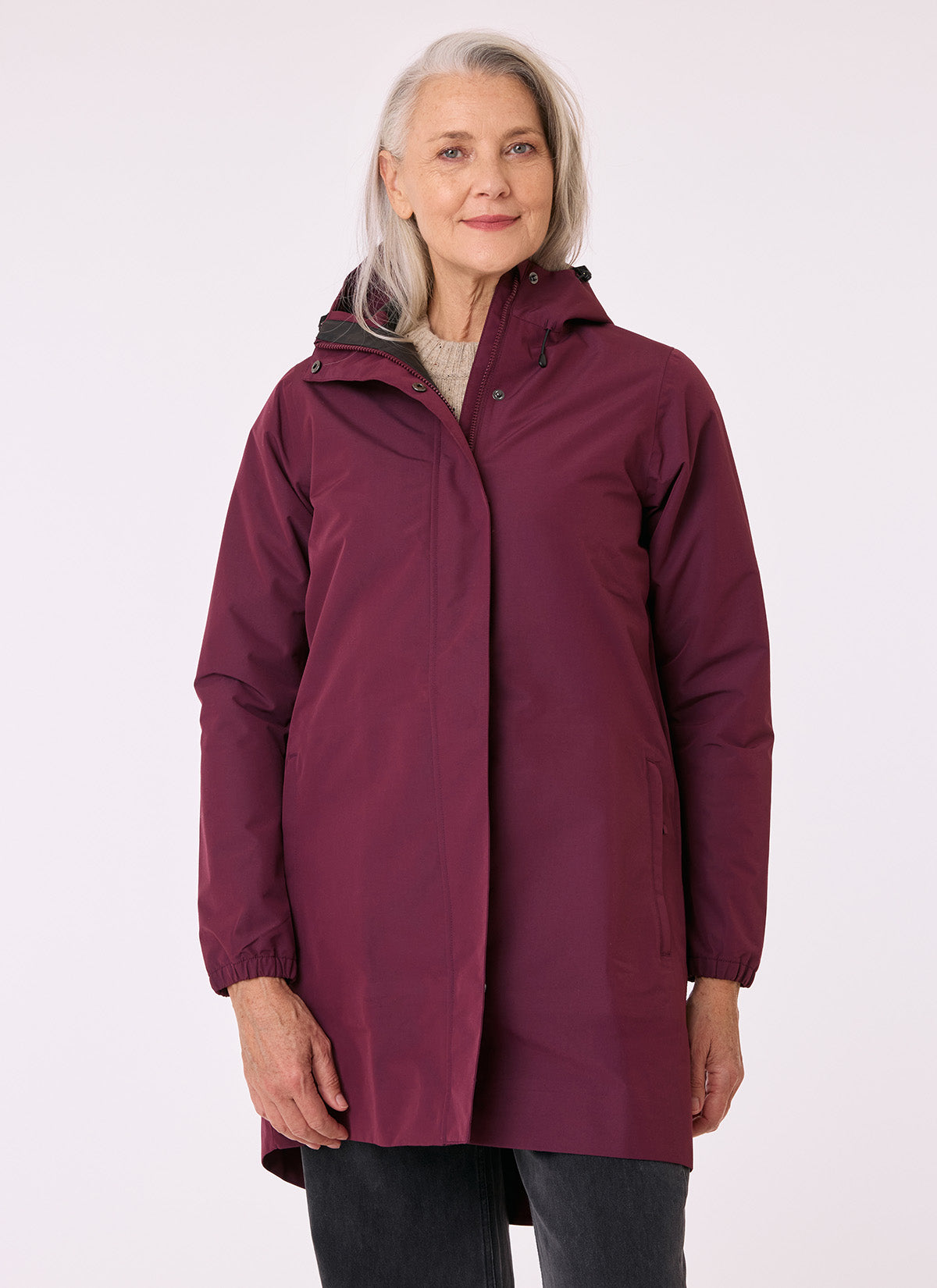 Refuge Waterproof Jacket - Mulberry
