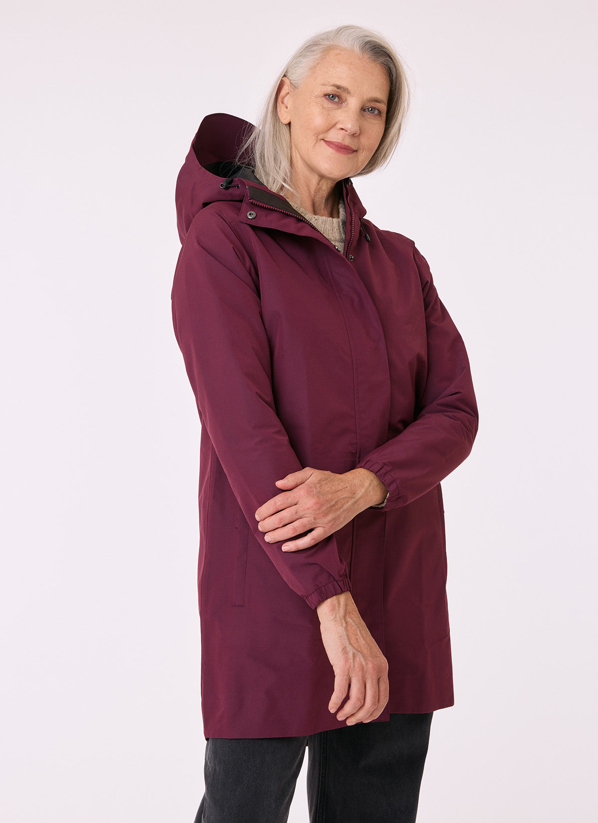 Refuge Waterproof Jacket - Mulberry