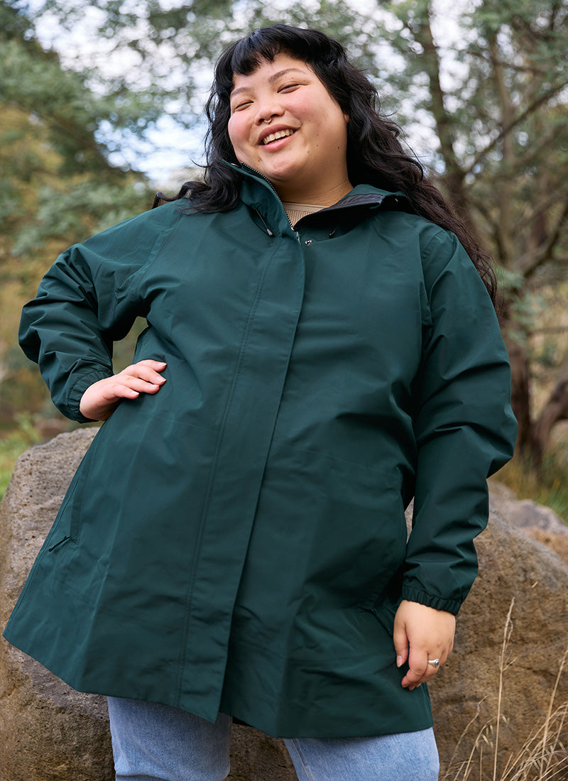 Refuge Waterproof Jacket - Eucalyptus