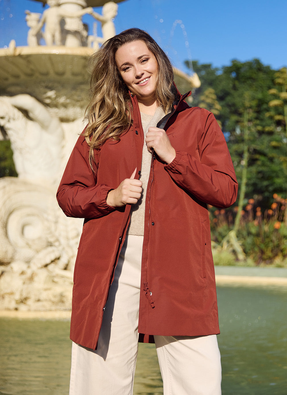 RefugeLongWomensWaterproofJacketTerracotta.jpg