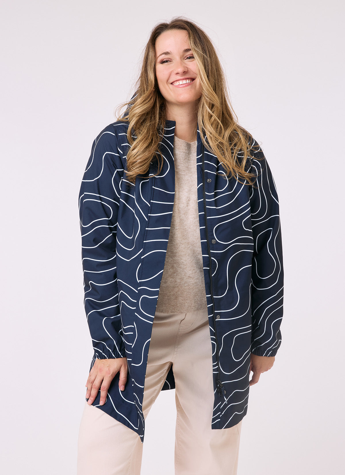 Refuge Waterproof Jacket - Topography