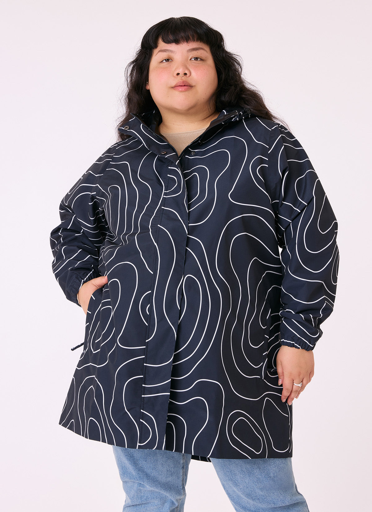 Refuge Waterproof Jacket - Topography