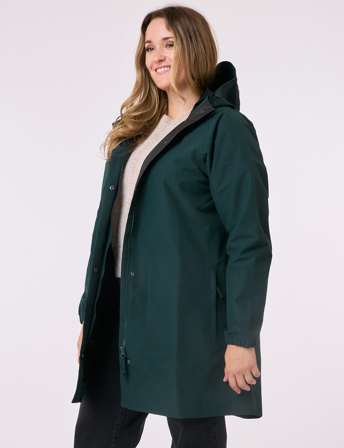 RefugeWomensLongWaterproofJacketEucalyptusGreen.jpg