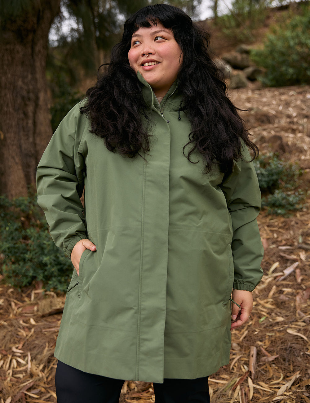 RefugeWomensLongWaterproofJacketFernGreen.jpg
