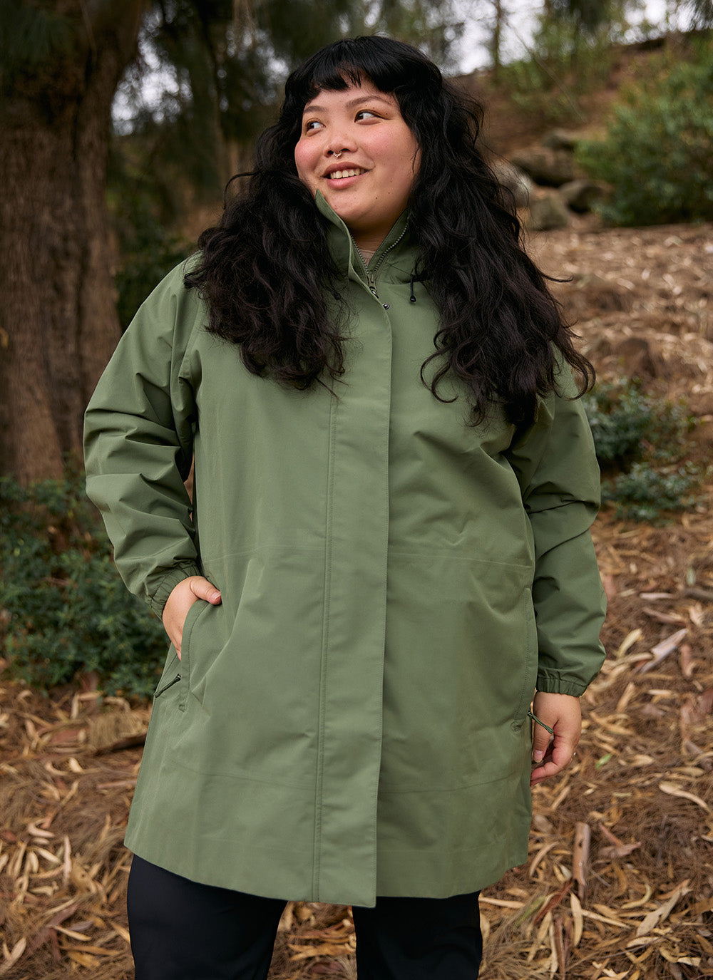 RefugeWomensLongWaterproofJacketFernGreen.jpg