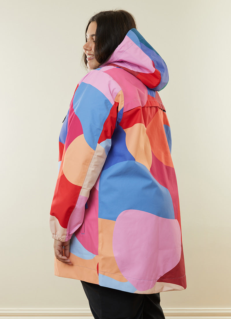 Refuge Long Waterproof Jacket - Opal