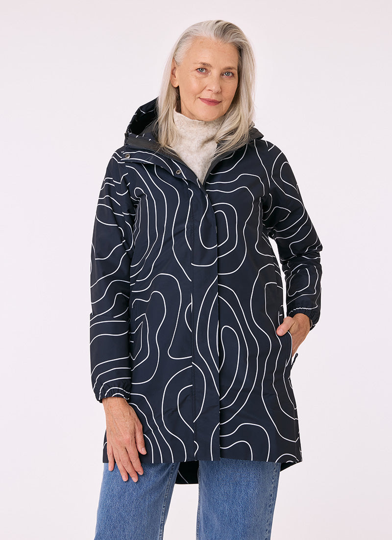 Refuge Waterproof Jacket - Topography