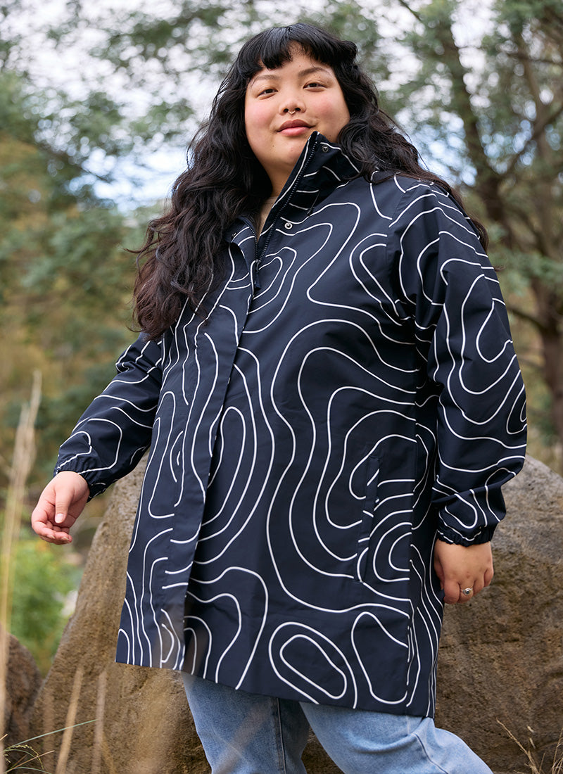 Refuge Waterproof Jacket - Topography