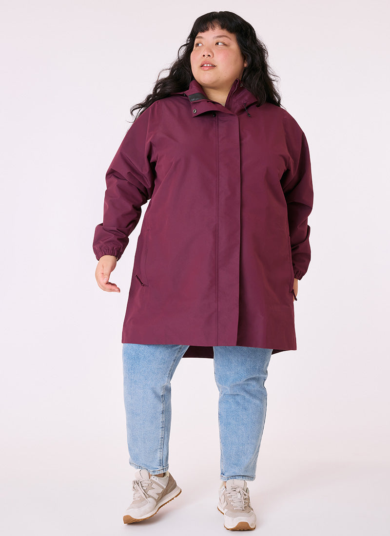 Refuge Waterproof Jacket - Mulberry